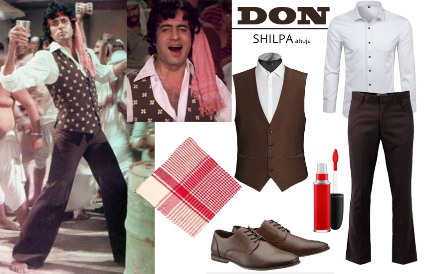 Bollywood Theme Party Outfits iconic amitabh male don