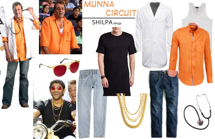 Bollywood Theme Party Outfits iconic costumes munna-bhai-circuit