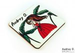 fashion tea coasters online art cartoon audrey o comics