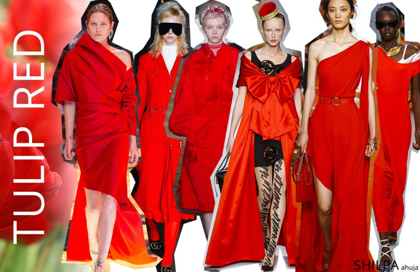 pantone colors for spring summer 2019 fashion forecast Tulip-Red