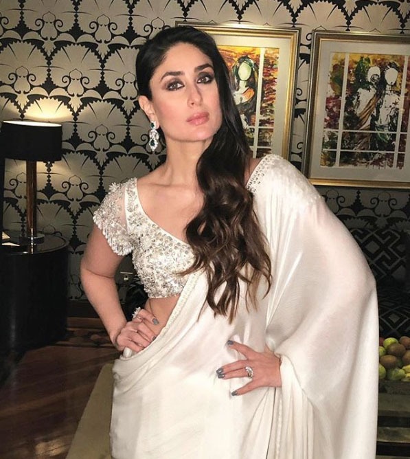 Manish Malhotra Latest Saree Blouse Trends 2019 Embellished Kareena Kapoor