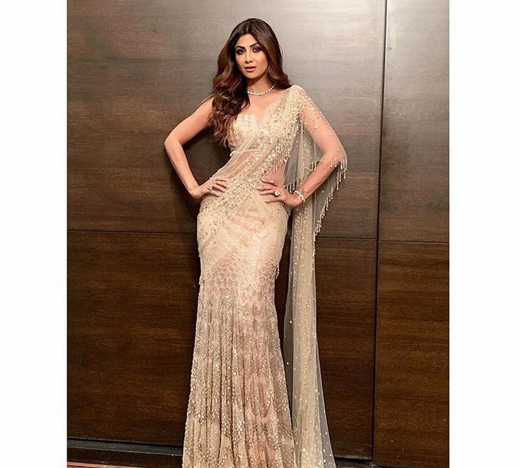 Tarun Tahiliani Latest Saree Blouse Trends 2019 Shilpa Shetty