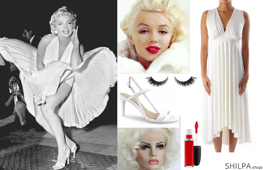 marilyn-monroe iconic retro costume ideas hollywood themed party