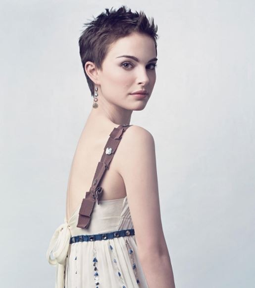 natalie portman crew cut short hairstyles for women celeb haircut