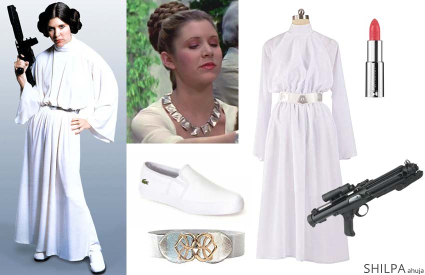 princess-leia hollywood themed costume ideas retro dress