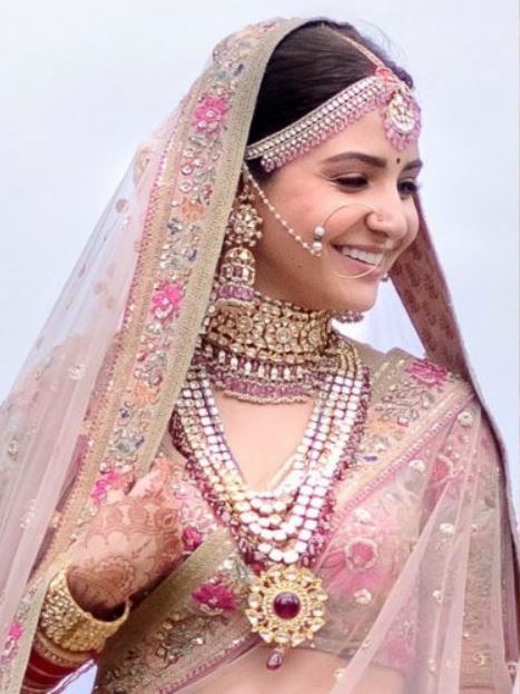 Anushka Sharma Latest Bridal Jewelry Trends 2019 Choker Bollywood Wedding