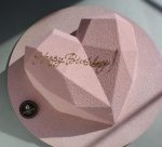 Latest Birthday Cake Trends 2019 Geometric Pink nivskaya