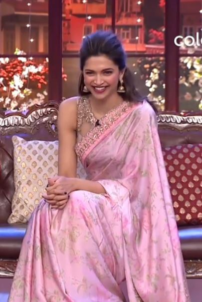 Deepika Padukone Latest Saree Color Trends 2019 Blush Pink Celebs