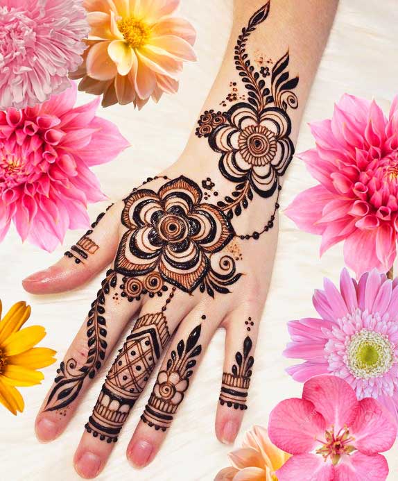 Latest Mehendi Designs Beautiful Trends for Girls (38)