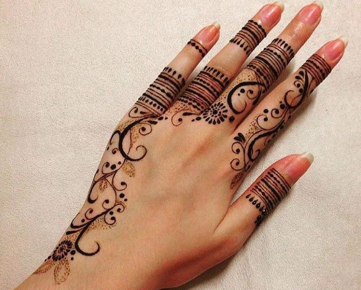 Latest Mehendi Designs Beautiful Trends for Girls simple rings