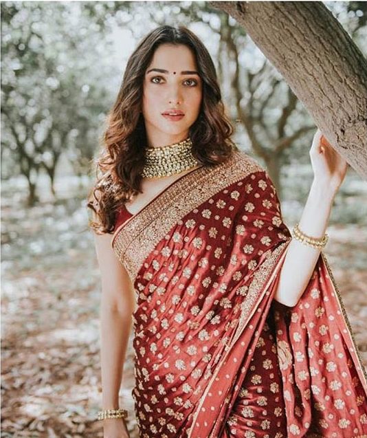 Ritu Kumar Top Saree Trends 2019 Ruby Red Wine