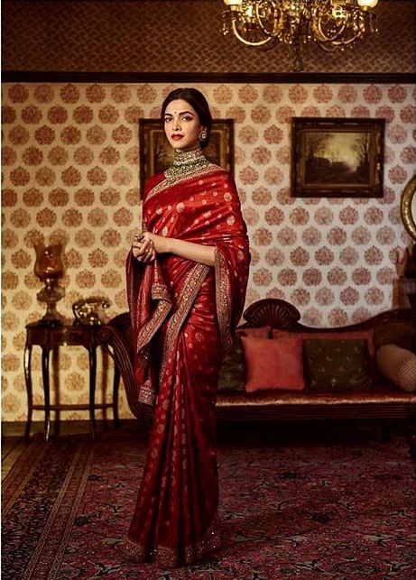 Sabyasachi Top Saree Color Trends 2019 Ruby Red Deepika Padukone