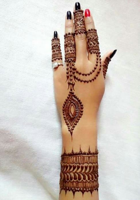 simple bell design mehndi | Bail mehndi design | मेहंदी की बेल वाली डिजाइन  - YouTube