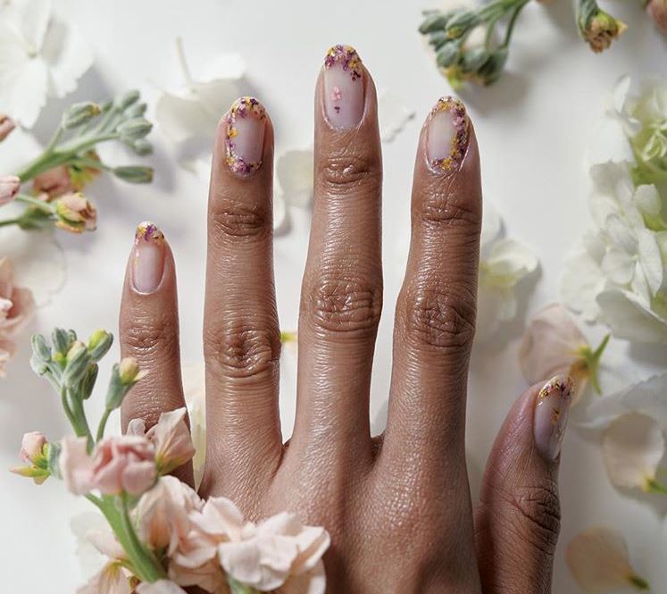 new nail art designs ideas trends 2019 real dried flowers