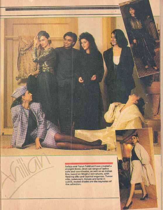 Indian fashion industry tarun tahiliani 1980s