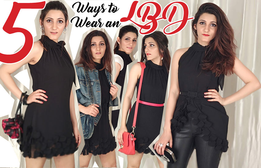 ways to wear a little black dress-outfit-ideas-casual-party