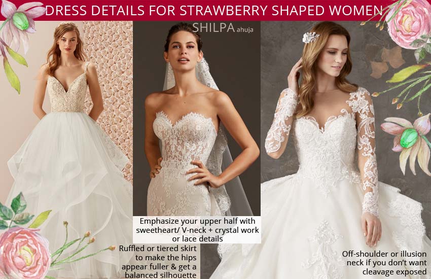 wedding-dress-details-for-strawberry-body-type-women