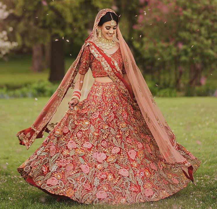 Maharashtrian Paithani Based Indian Designer Bridal Lehenga Choli for  Wedding | The Silk Trend