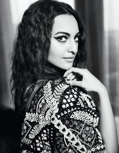 sonakshi sinha desi actress hairstyle curly new latest