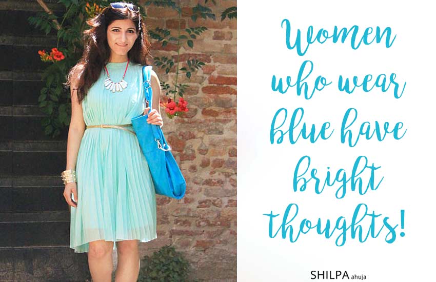 fun witty captions for blue dress pics quotes sayings IG