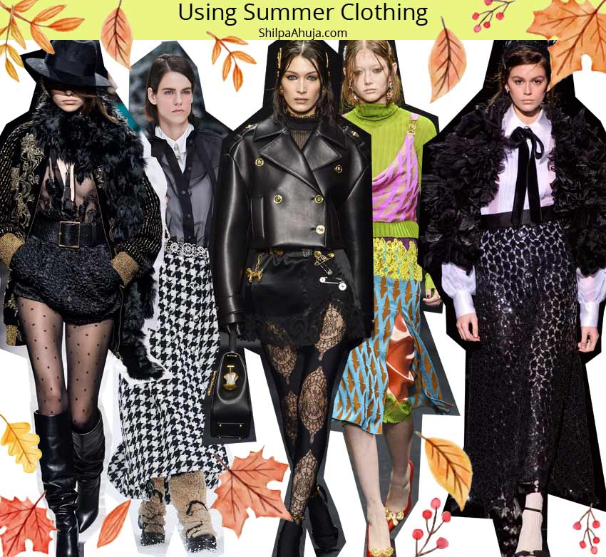 fall winter 2019 trends fashion style Using-Summer-Clothing