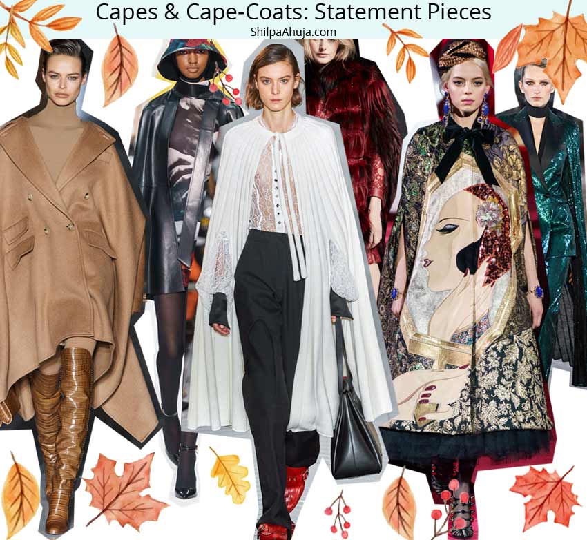 latest fall 2019 winter 2020 fashion coats capes