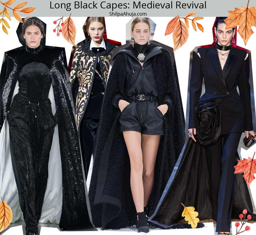latest fall 2019 winter 2020 fashion outerwear styles capes