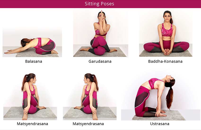 Shilpa’s Yoga Routine & Basic Yoga Poses Chart