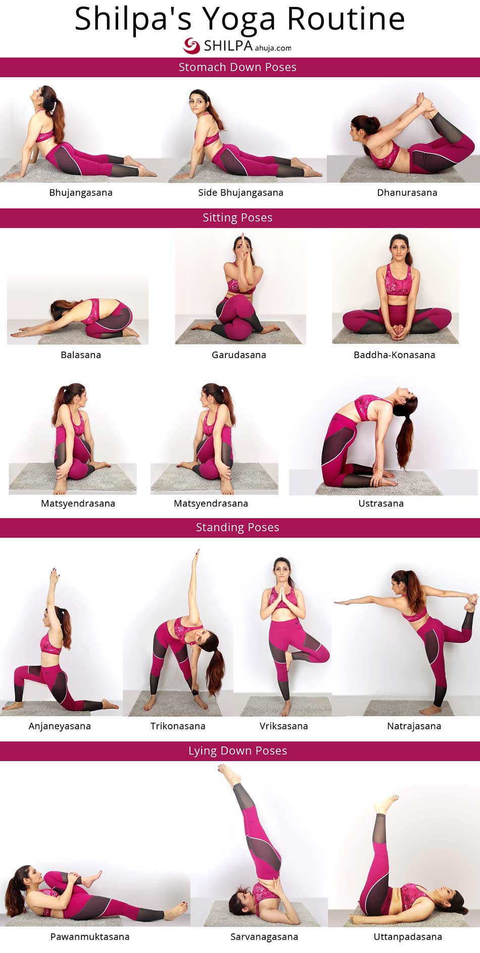Supine Yoga Poses