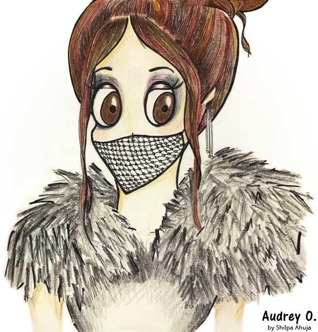 audrey-o-cartoon-girl-fashion-illustration-mask-style