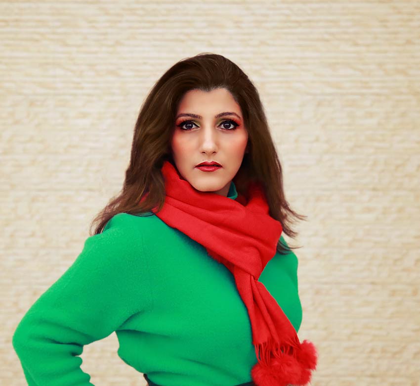 shilpa-ahuja-fashion-editorial-christmas-look-green-red