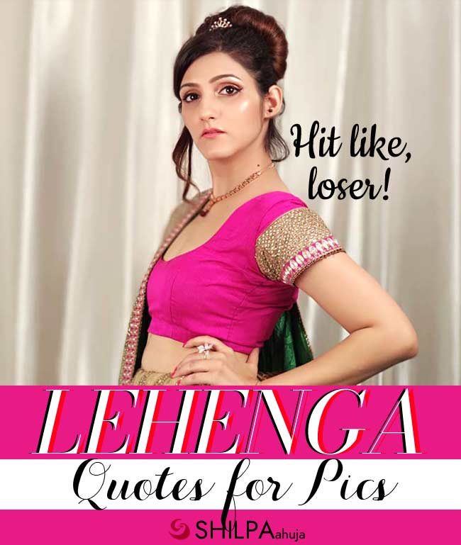 lehenga-quotes-for-instagram-wedding-funny-short-captions