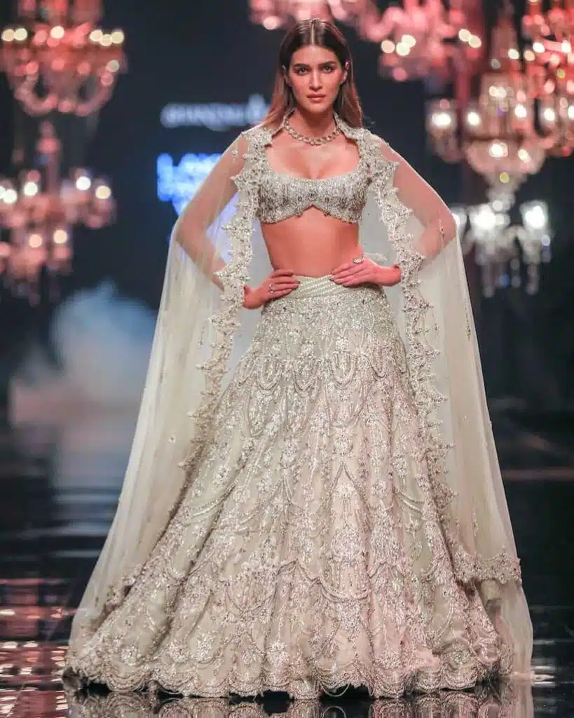 2023 lehenga styles Shantanu Nikhil capes