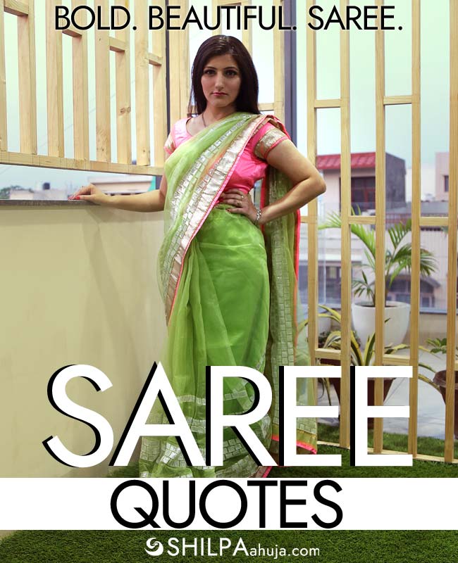 50+ Simple Saree Quotes and Captions for Instagram Article - ArticleTed -  News and Articles